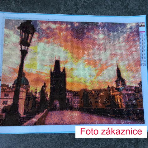 Diamantové malování - Karlův most ~ 6