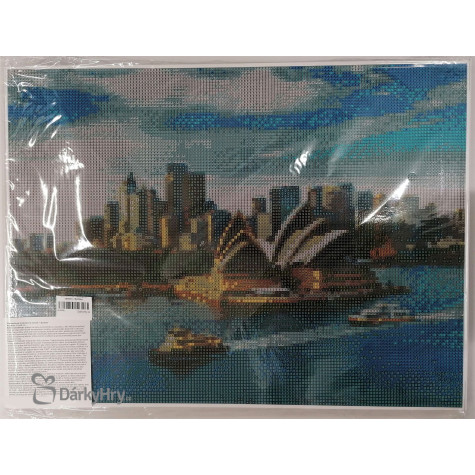 Diamantové malování s rámem - Sydney ~ 2