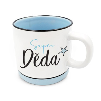 Nekupto Hrnek s potiskem 400 ml pastel Super děda