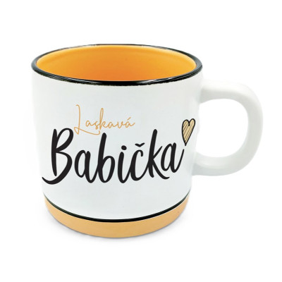 Nekupto Hrnek s potiskem 400 ml pastel Laskavá babička