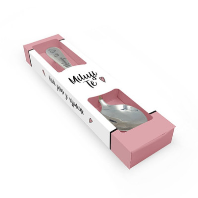 Nekupto Lžička s potiskem pastel Miluji Tě