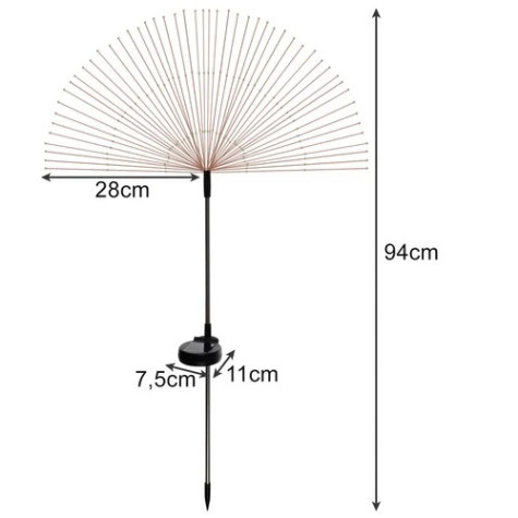 Solární zahradní světlo Pampeliška 2ks 94cm Gardlov 23561 ~ 4