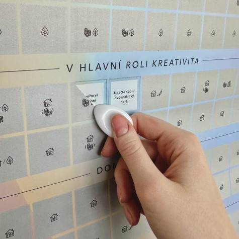 Albi Stírací plakát - 100 aktivit pro novomanžele ~ 2