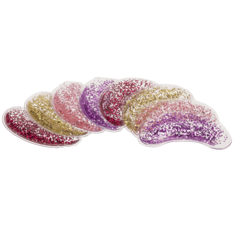 Chladící polštářky pod oči gelové glitter ~ 3