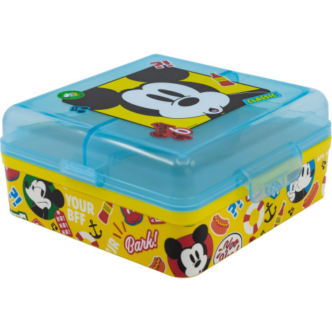 STOR Čtvercový Multi Box na svačinu Mickey Mouse ~ 1