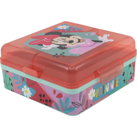 STOR Čtvercový Multi Box na svačinu Minnie Mouse ~ 1