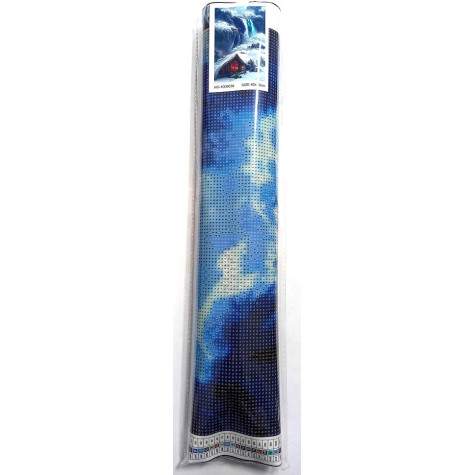 Norimpex Diamantový obrázek malování 80x40cm - Chata v zimě ~ 2