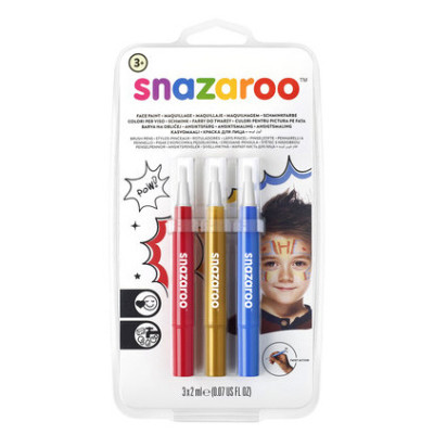 Snazaroo štětce naplněné barvou na obličej - dobrodružství