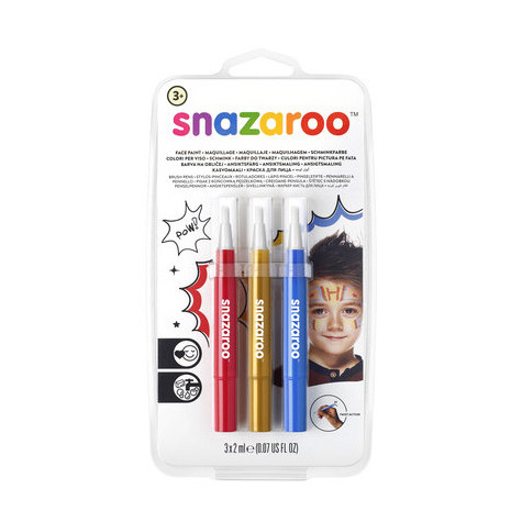 Snazaroo štětce naplněné barvou na obličej - dobrodružství ~ 1