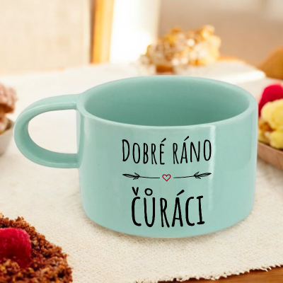Ahome Hrnek makronka 160 ml - Dobré ráno čůráci - mátový