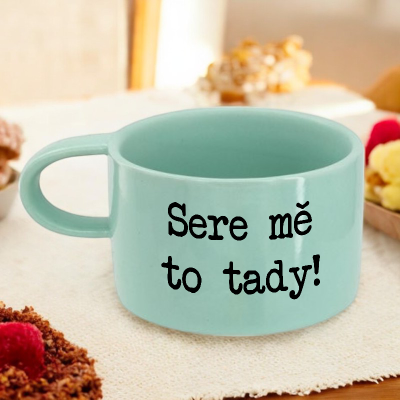Ahome Hrnek makronka 160 ml - Sere mě to tady - mátový