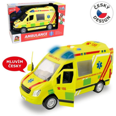 MaDe Ambulance s českým hlasem na setrvačník 21 cm