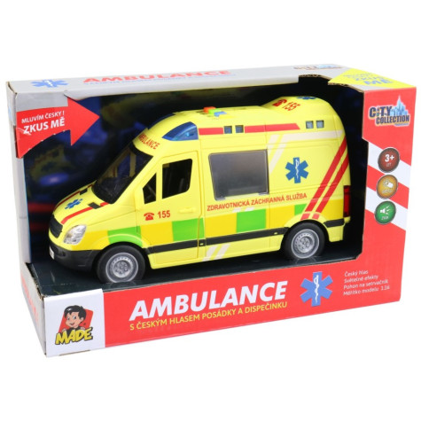 MaDe Ambulance s českým hlasem na setrvačník 21 cm ~ 3