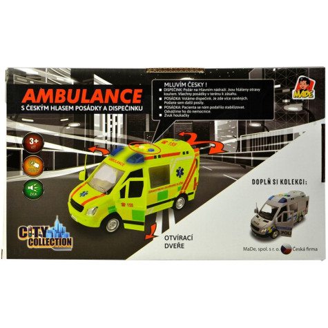 MaDe Ambulance s českým hlasem na setrvačník 21 cm ~ 4