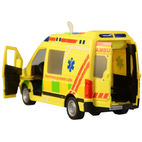 MaDe Ambulance s českým hlasem na setrvačník 21 cm ~ 5