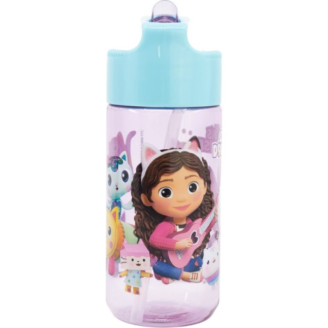 STOR Láhev na pití Tritan Gábinin kouzelný domek 430 ml ~ 2