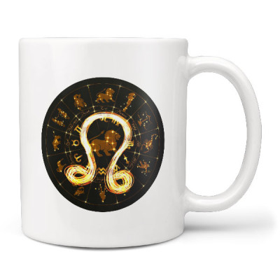 Hrnek 330 ml - Symbol znamení Lev (23.7. - 22.8.)