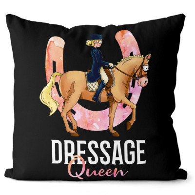 Polštář 40 x 40 cm - Dressage queen