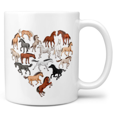 Hrnek 330 ml - Horse heart
