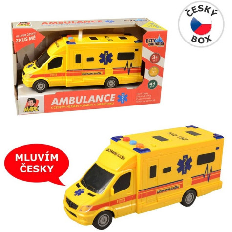 MaDe Sanitka Ambulance s českým hlasem na setrvačník 19 cm ~ 1