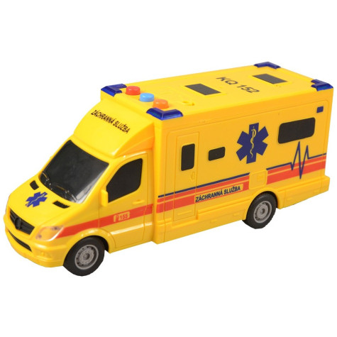 MaDe Sanitka Ambulance s českým hlasem na setrvačník 19 cm ~ 2