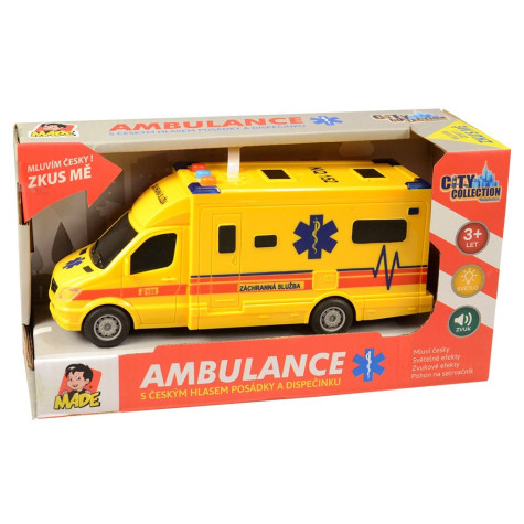 MaDe Sanitka Ambulance s českým hlasem na setrvačník 19 cm ~ 3