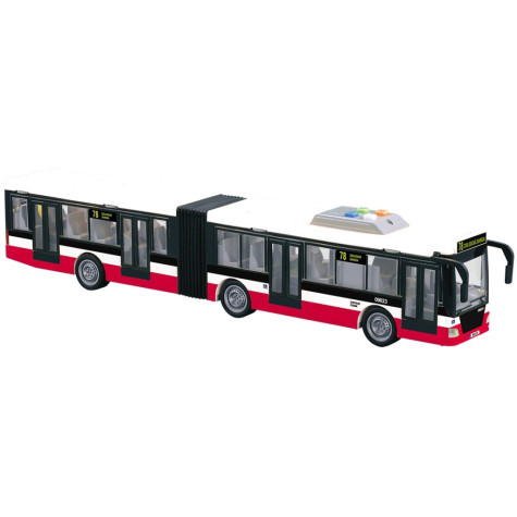 MaDe Kloubový autobus MHD s českým hlasem na setrvačník 44 cm ~ 2