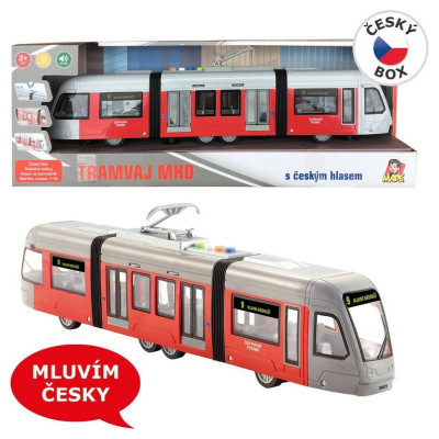 MaDe Tramvaj MHD s českým hlasem na setrvačník 44 cm
