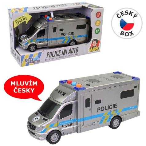 MaDe Policejní auto s českým hlasem 19,5 cm ~ 1