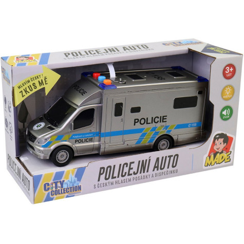 MaDe Policejní auto s českým hlasem 19,5 cm ~ 4