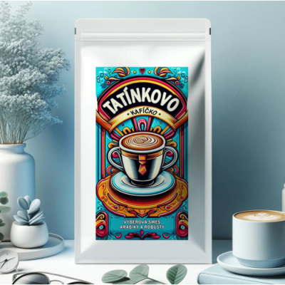 Ahome Tatínkovo kafíčko modré zrnková káva 100 g
