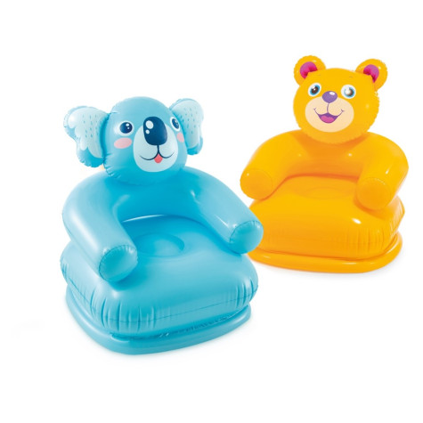 Intex 68556 Nafukovací křeslo zvířátko 65x64x75cm - modré Koala ~ 2