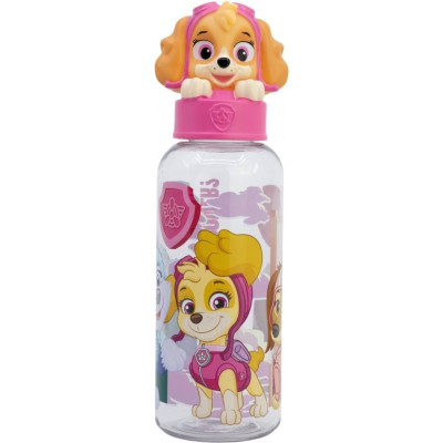 STOR Láhev na pití Tlapková patrola 560 ml růžová