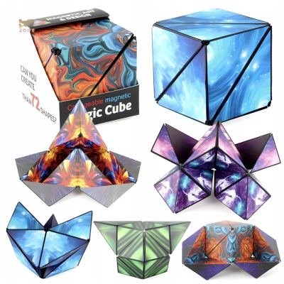 3D Magická měnící kostka 6 cm