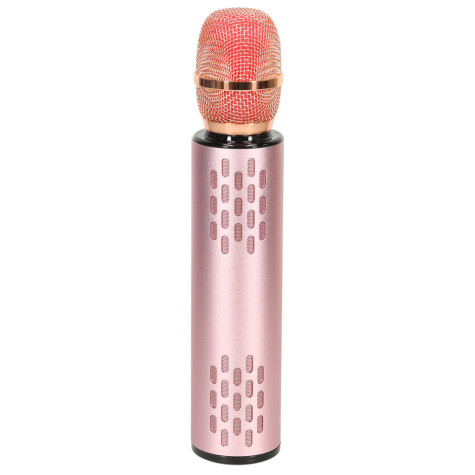 KIK Bezdrátový karaoke bluetooth mikrofon - růžový ~ 6