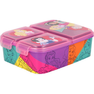 STOR Multi Box na svačinu Disney princezny barevný