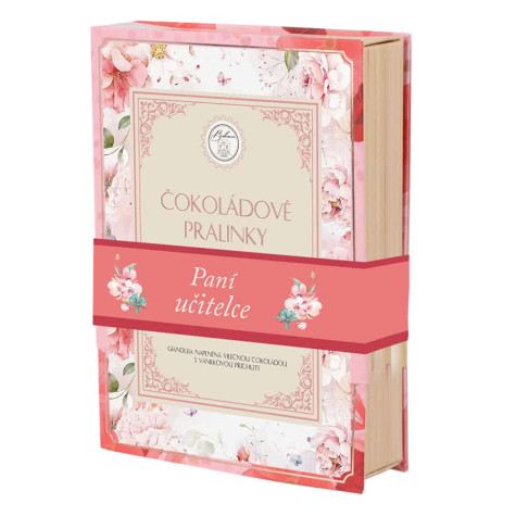 Čokoládové pralinky kniha 90 g Paní učitelce ~ 1