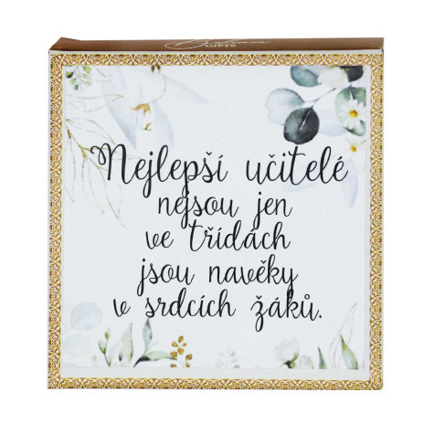 Vafle s karamelovou náplní v krabičce 80 g - Nejlepší učitelé ~ 2