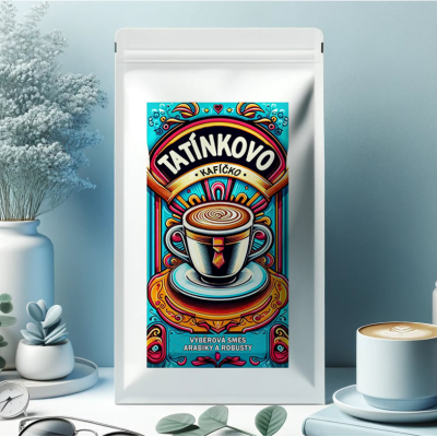 Ahome Tatínkovo kafíčko modré zrnková káva 100 g