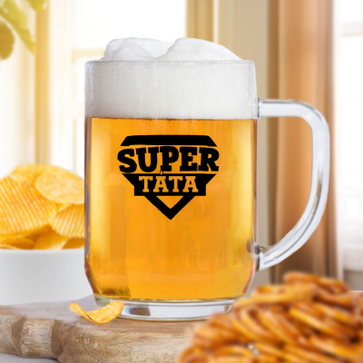 Ahome Půllitr na pivo 500 ml - Super táta