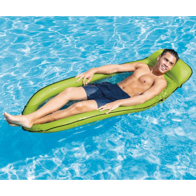 Intex 58836 Matrace nafukovací se síťkou Mesh 178x94cm - zelená
