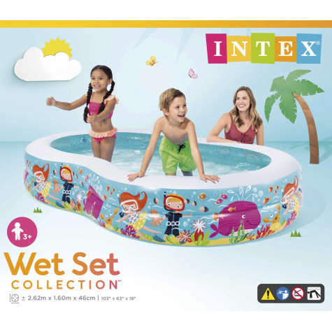Intex 56490 Bazén rajská laguna 262x160x46cm ~ 4