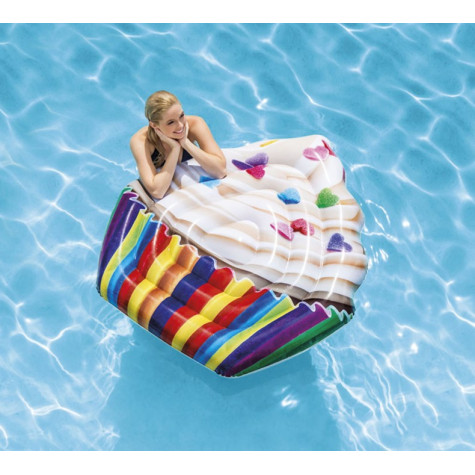 Intex 58770 Nafukovací lehátko Cupcake 142x135cm ~ 2