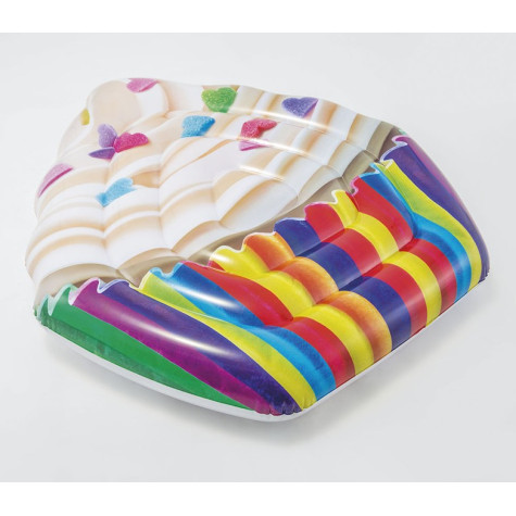 Intex 58770 Nafukovací lehátko Cupcake 142x135cm ~ 3