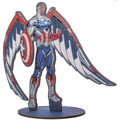 CRYSTAL ART Diamantové malování XL Avengers: Falcon ~ 1