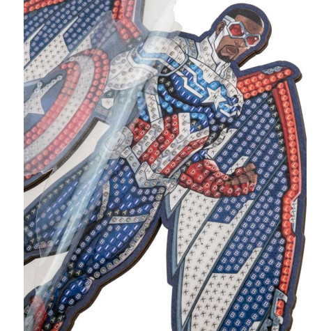 CRYSTAL ART Diamantové malování XL Avengers: Falcon ~ 4