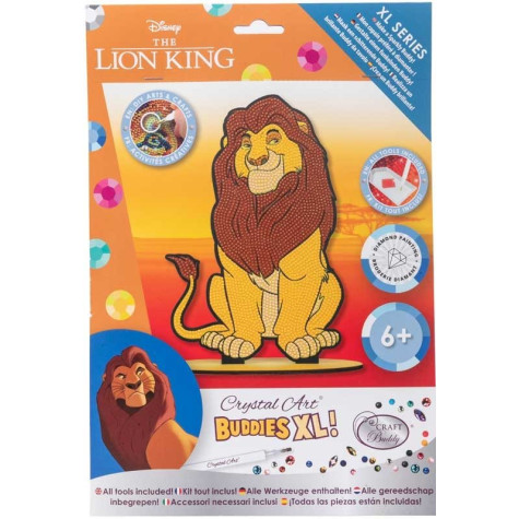 CRYSTAL ART Diamantové malování XL Lví král: Mufasa ~ 2