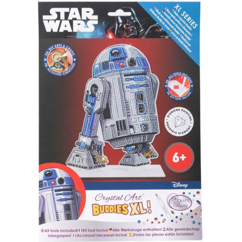 CRYSTAL ART Diamantové malování XL Star Wars: R2-D2 ~ 4