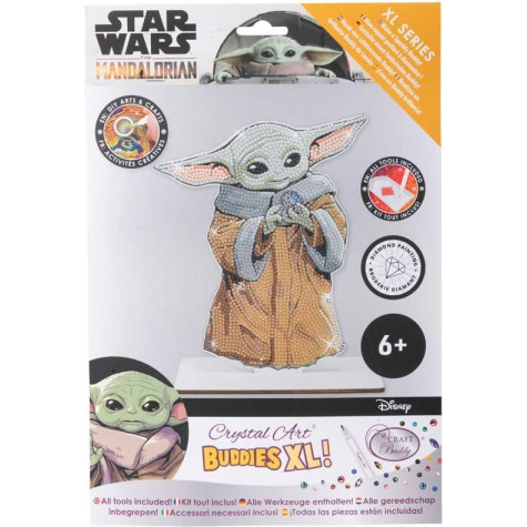 CRYSTAL ART Diamantové malování XL Star Wars: Grogu ~ 2