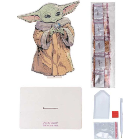 CRYSTAL ART Diamantové malování XL Star Wars: Grogu ~ 3